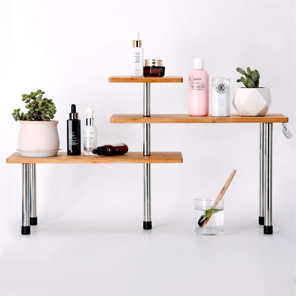 Corner shelf unit for sales kitchen counter